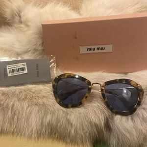 AUTHENTIC MIU MIU Cat Eye Sunglasses NEW